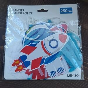 Space Theme Party Banner